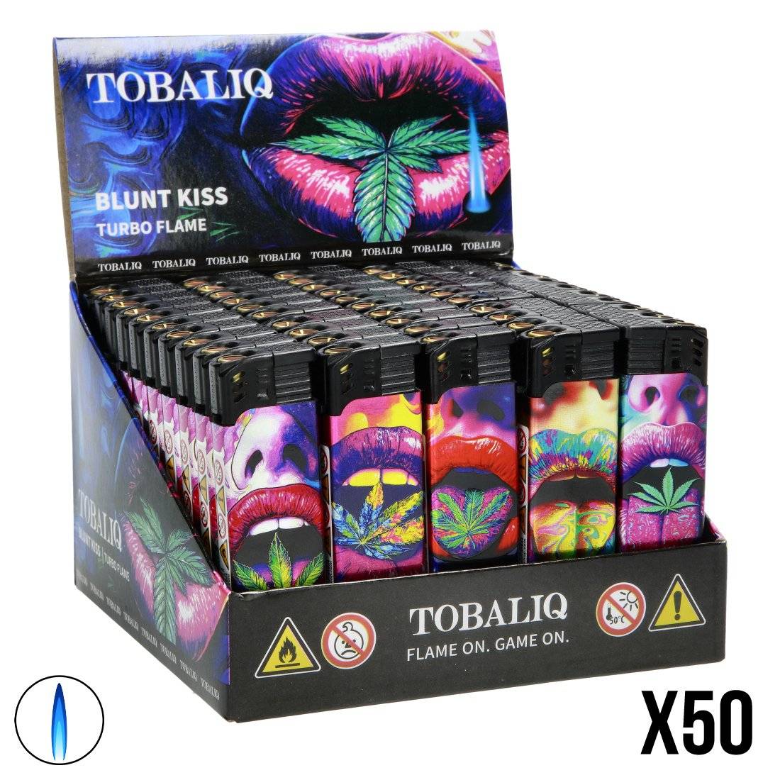 BRIQUET CHALUMEAU TOBALIQ BLUNT KISS X50