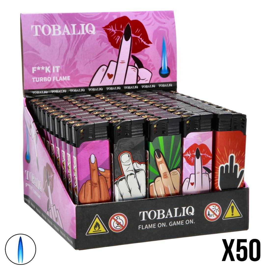 BRIQUET CHALUMEAU TOBALIQ FUCK IT X50