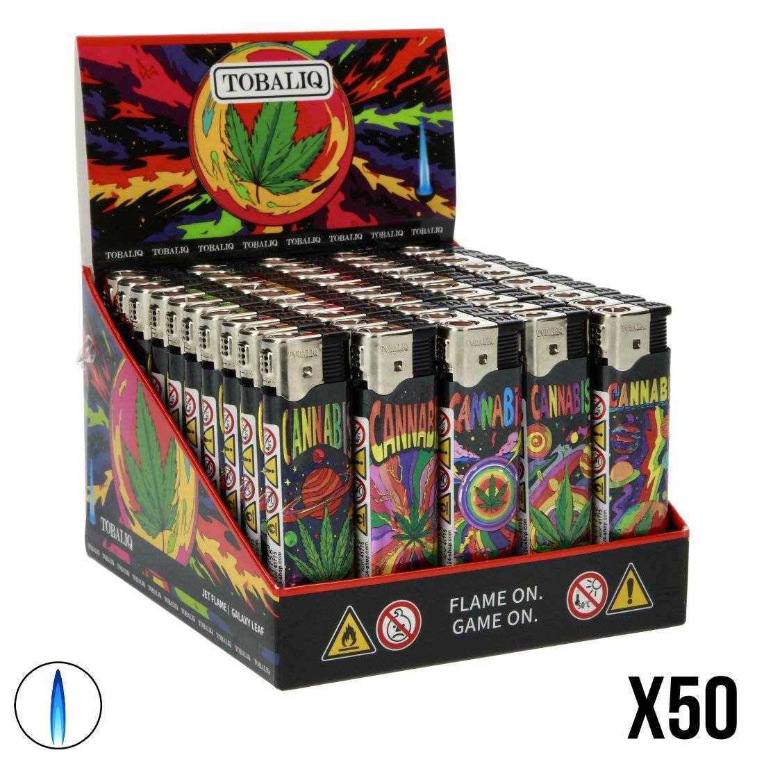 BRIQUET CHALUMEAU TOBALIQ GALAXY LEAF X50