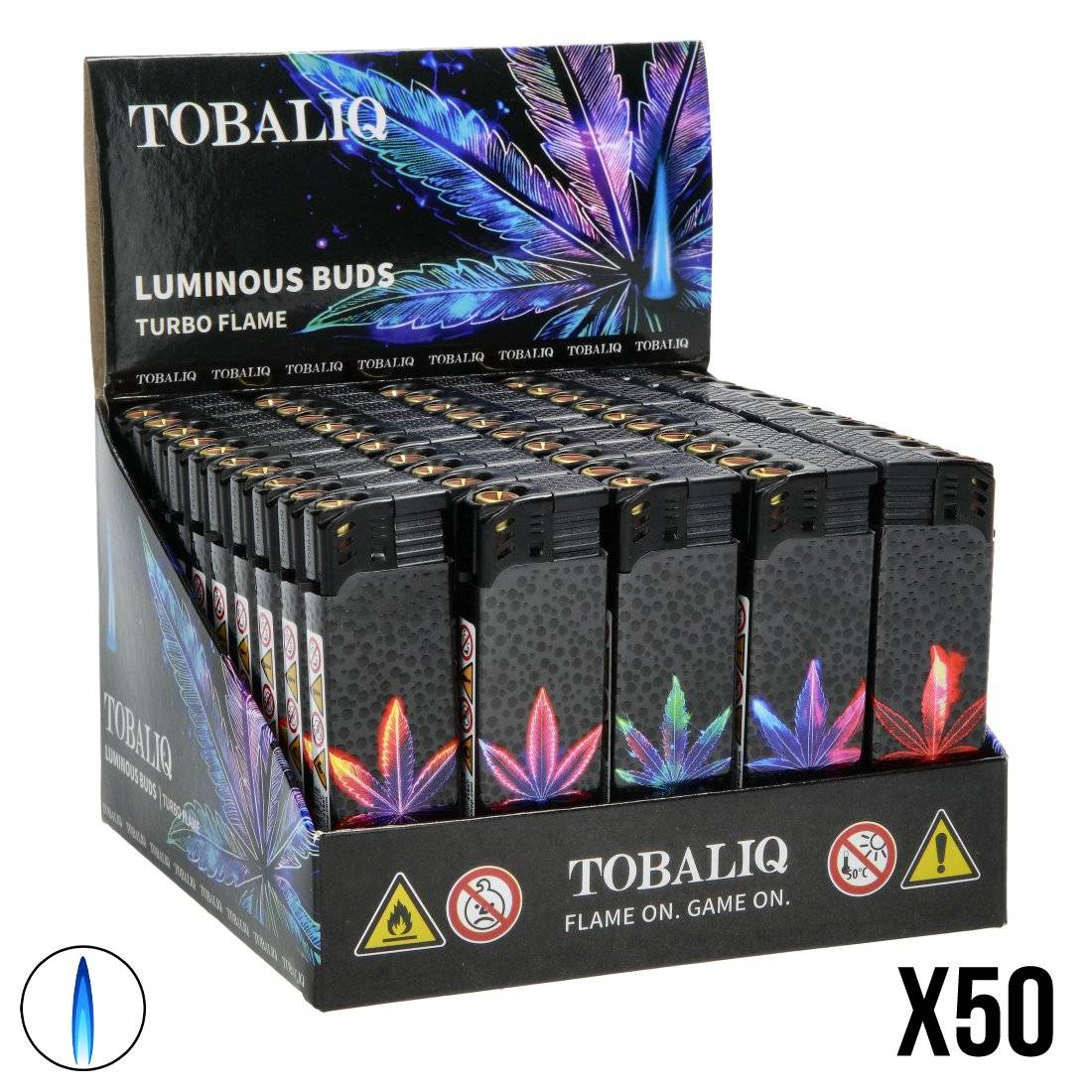 BRIQUET CHALUMEAU TOBALIQ LUMINOUS BUDS X50