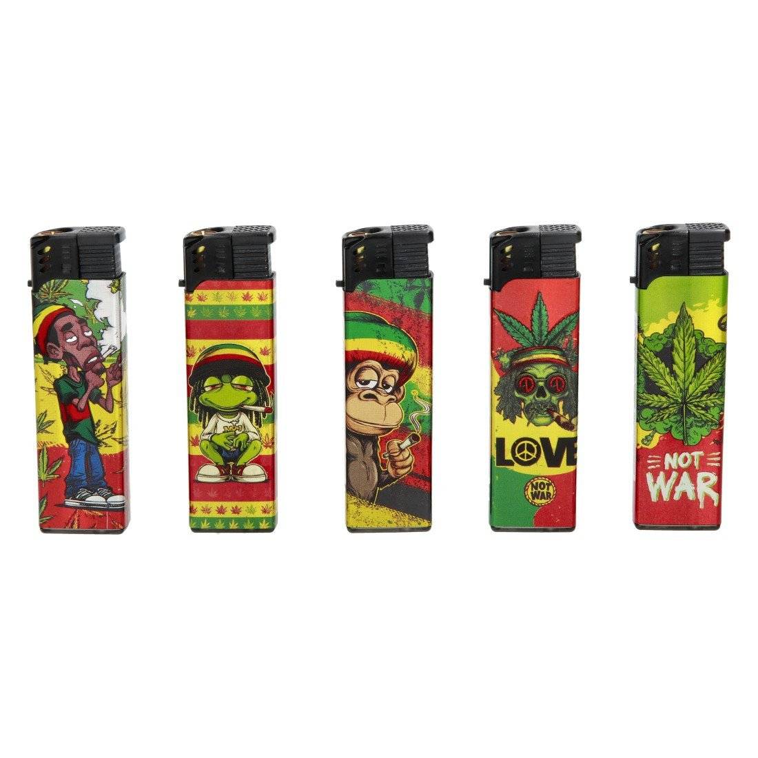 Briquet chalumeau Tobaliq Rasta Puff x5