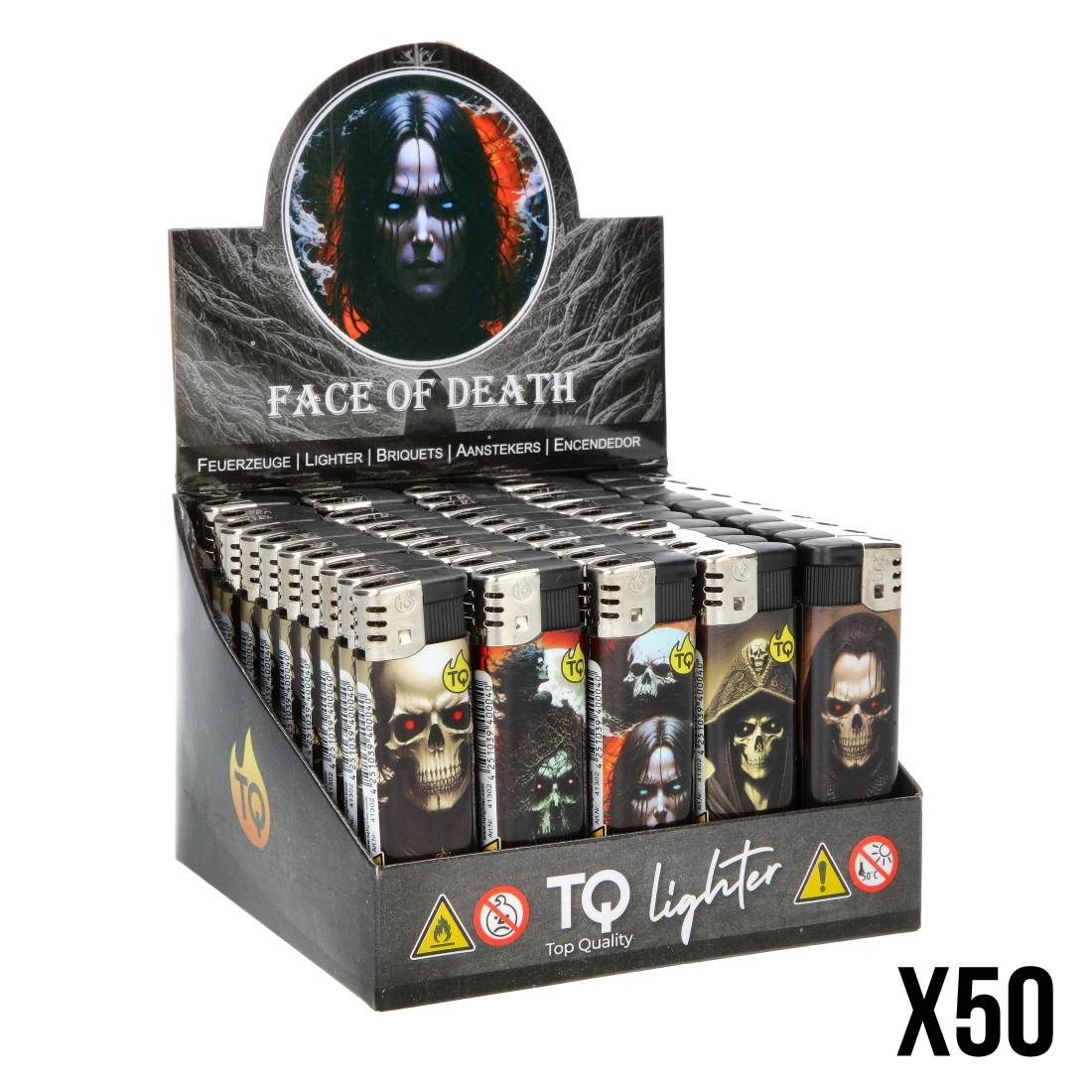 BRIQUET ELECTRONIQUE FACE OF DEATH X50