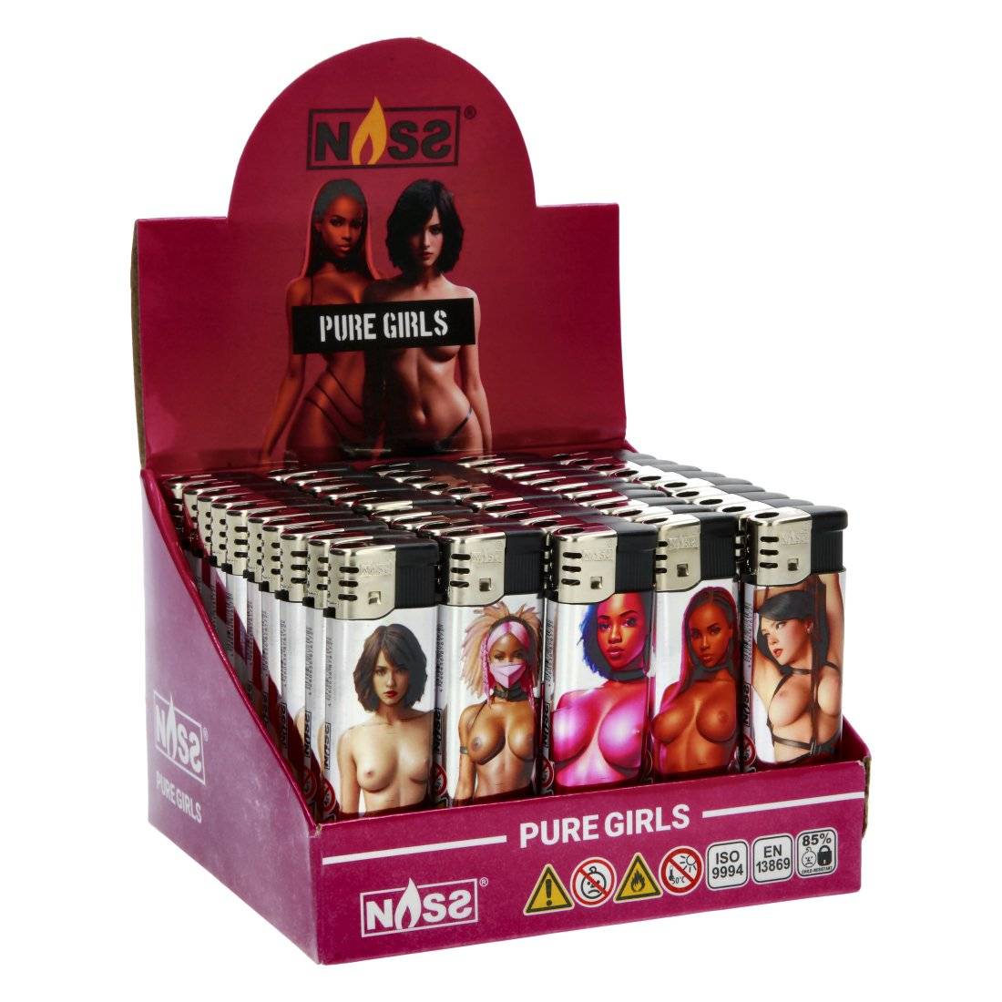 Briquet électronique Nass 3D Pure Girls X50
