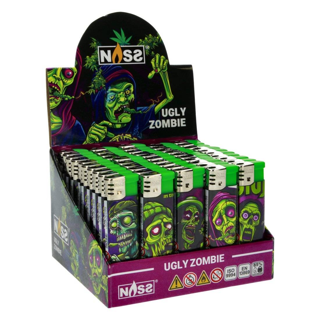 Briquet électronique NASS 3D Ugly Zombie X50