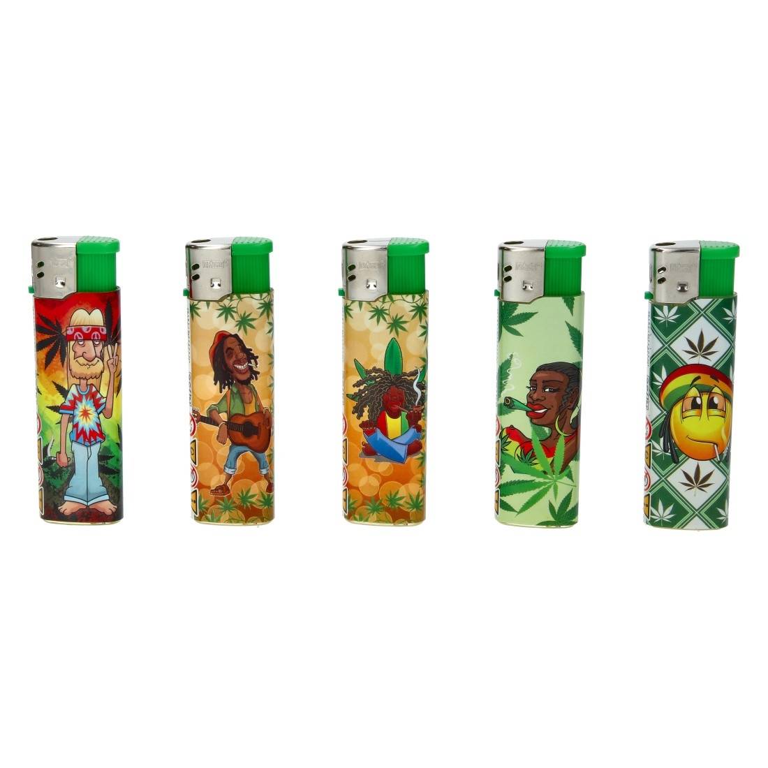 Briquet électronique Rasta Rules 3 X5