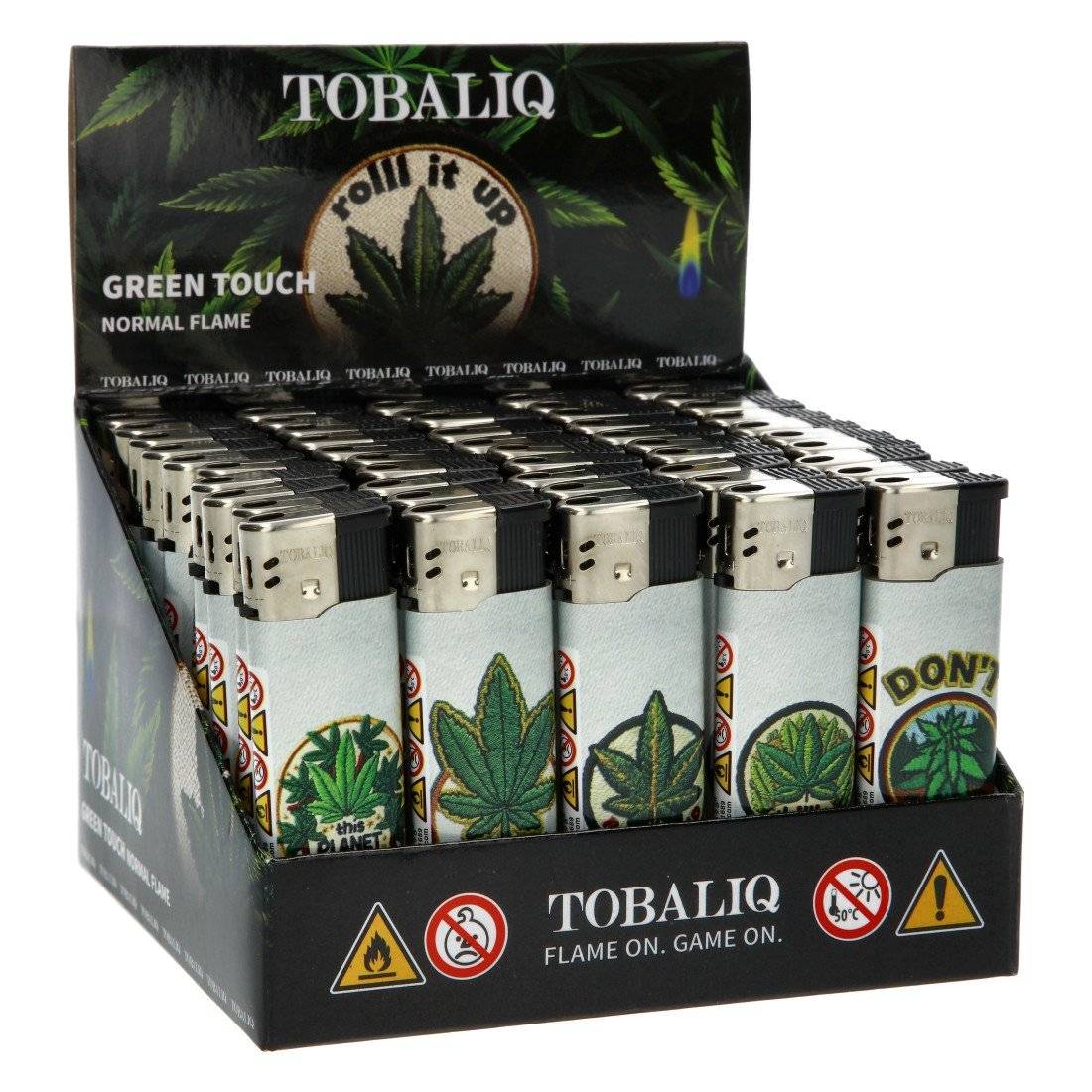 BRIQUET ELECTRONIQUE TOBALIQ GREEN TOUCH LEAF X50