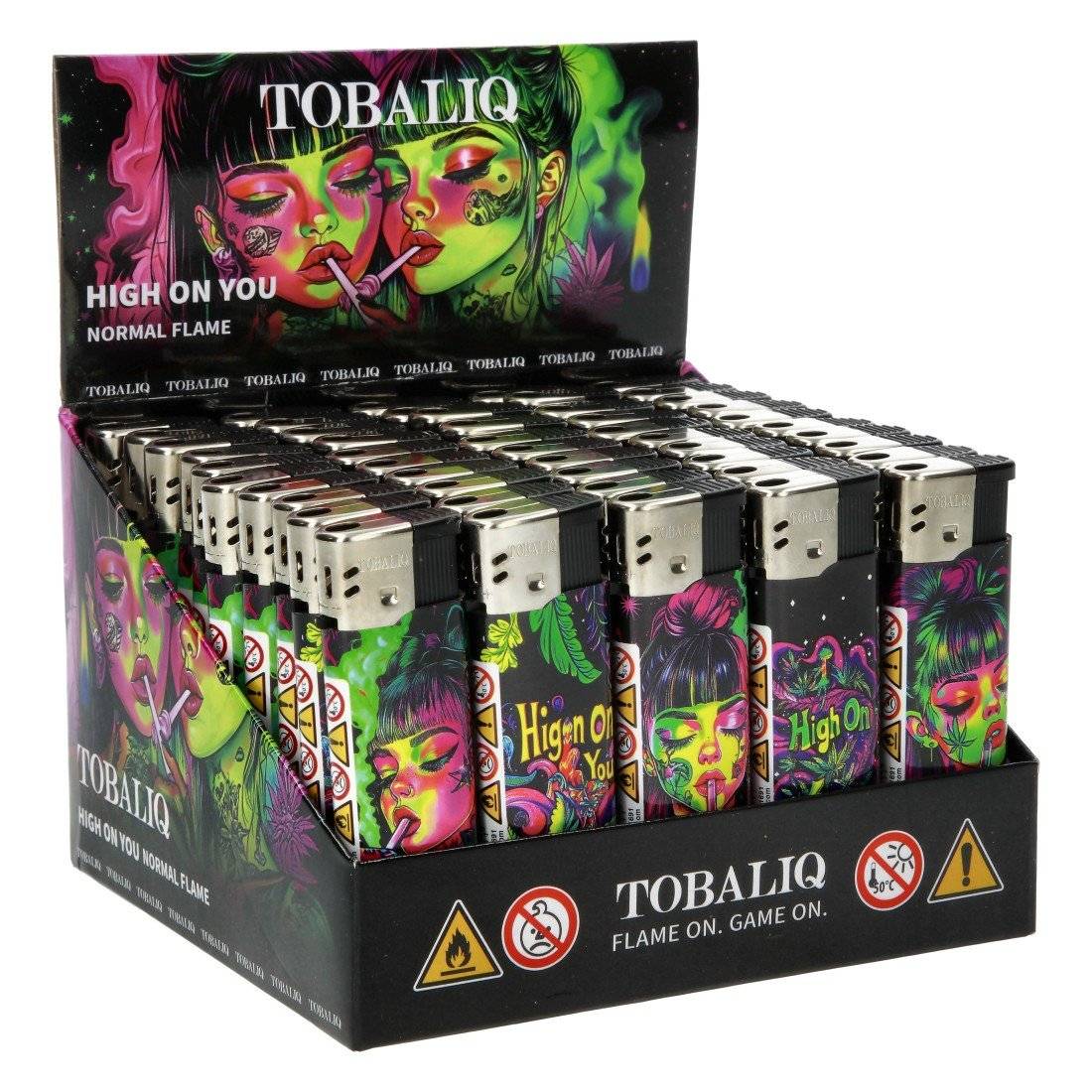 Briquet électronique Tobaliq High On You X50