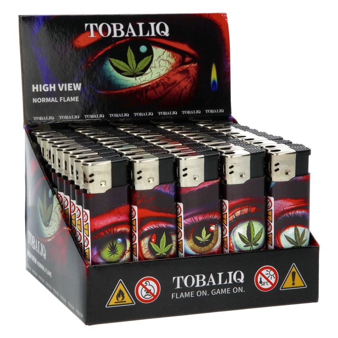 BRIQUET ELECTRONIQUE TOBALIQ HIGH VIEW LEAF X50