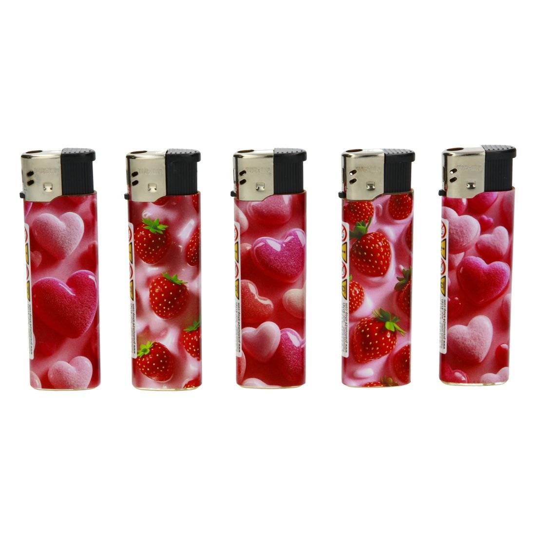 Briquet Electronique Tobaliq Strawberry Heart X5