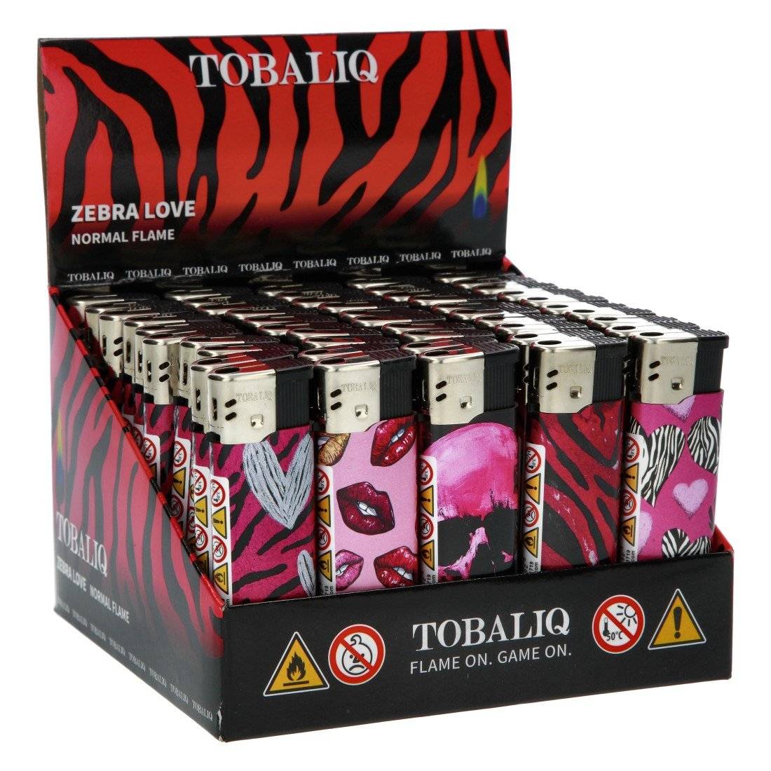 BRIQUET ELECTRONIQUE TOBALIQ ZEBRA LOVE X50