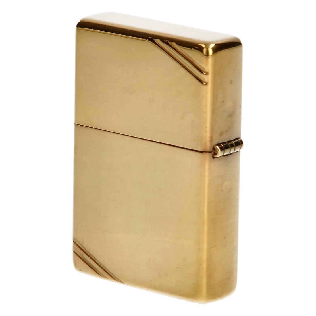 BRIQUET ZIPPO VINTAGE BRASS HIGH POLISH