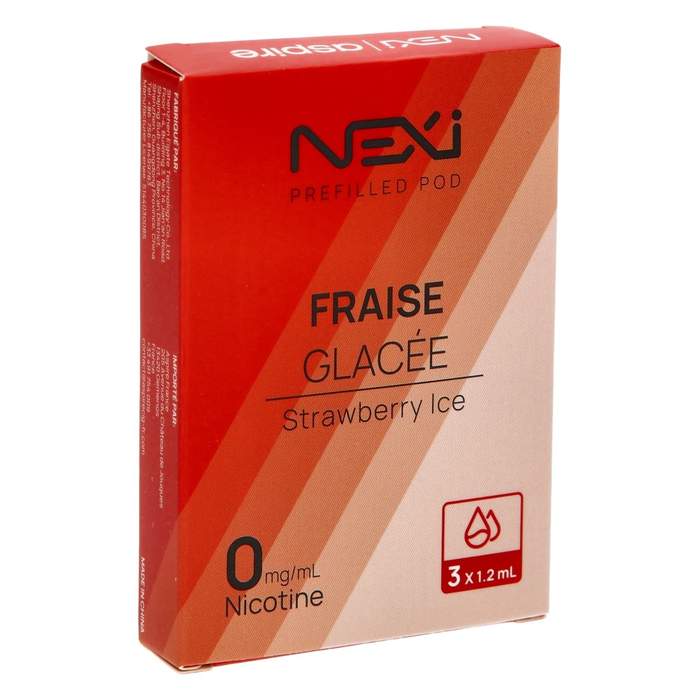 CARTOUCHE ASPIRE NEXI ONE FRAISE GLACEE PAR 3 CARTOUCHE ASPIRE NEXI ONE FRAISE GLACEE PAR 3