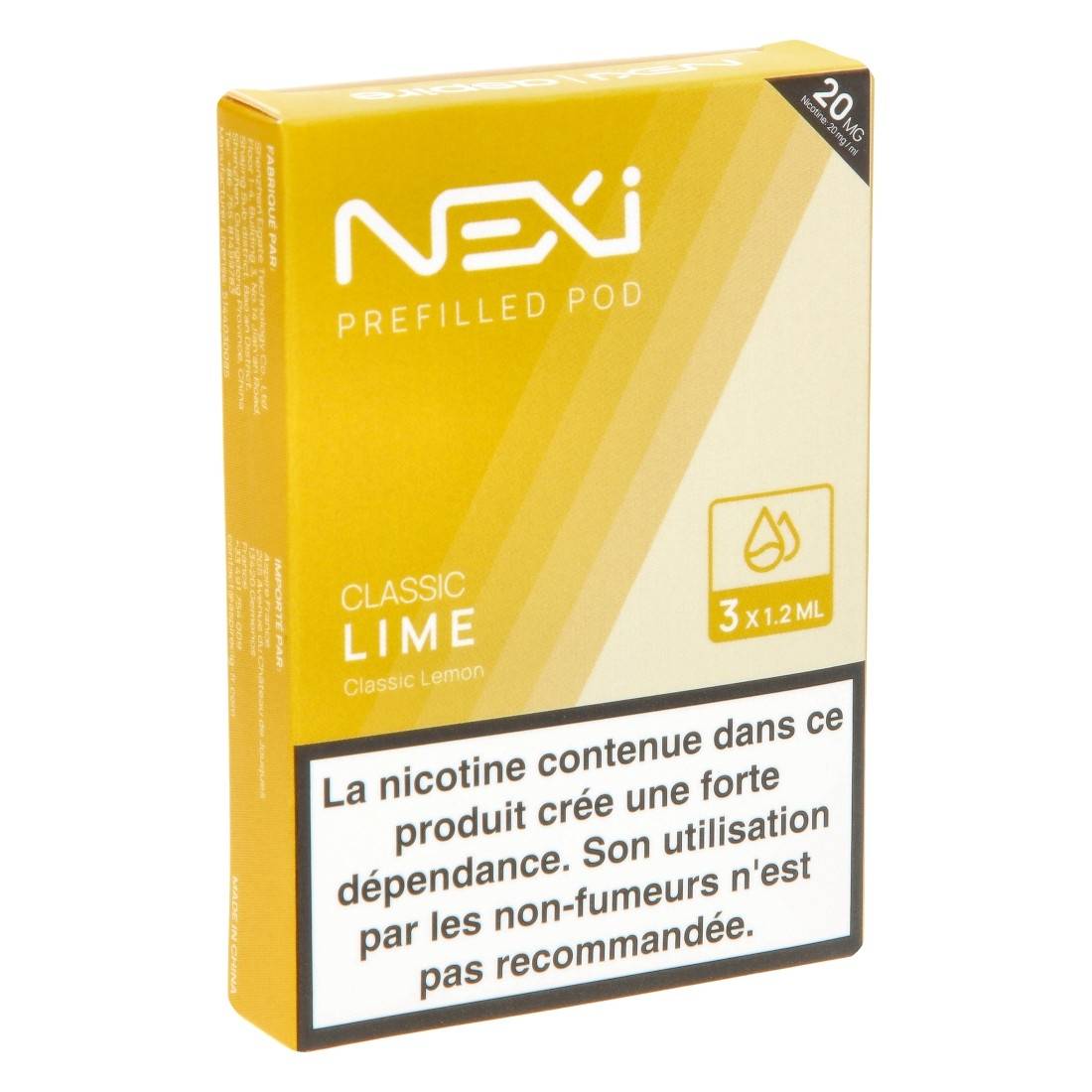 Cartouche Aspire Nexi One Lime par 3