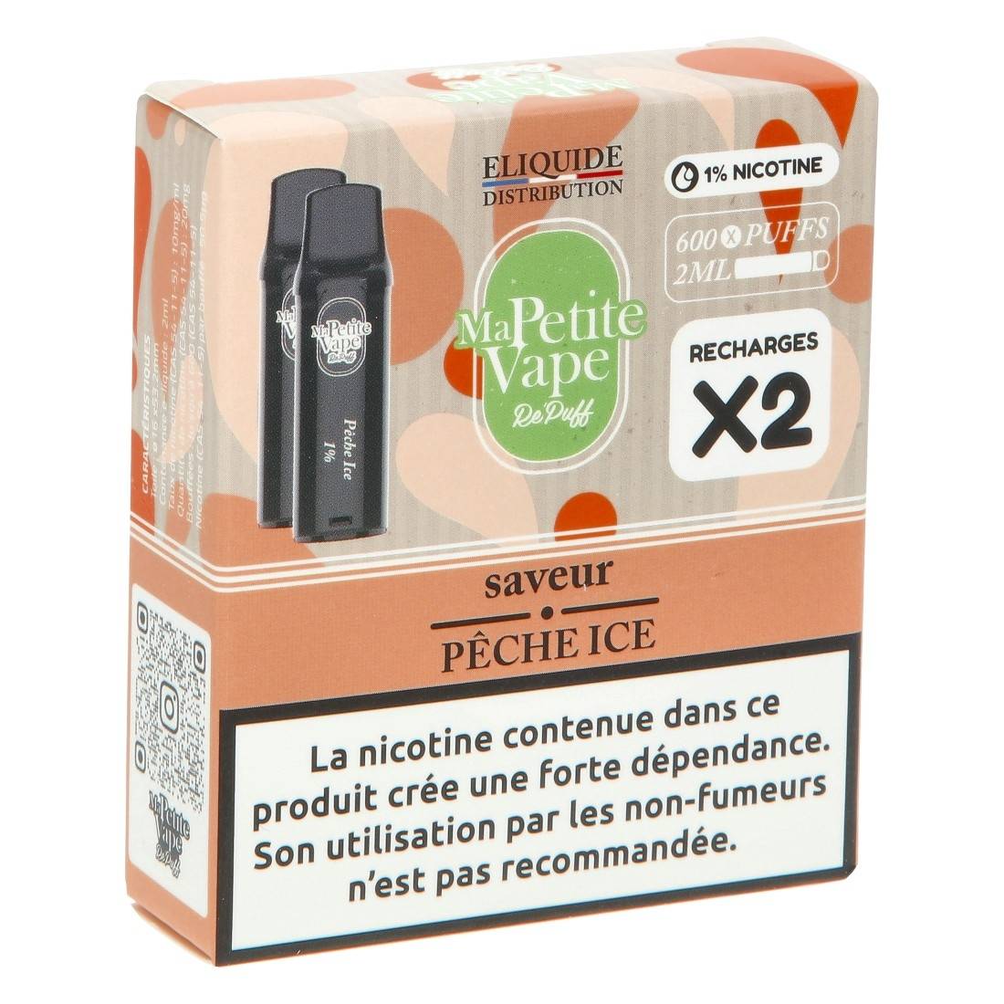 cartouches pré-remplies repuff smokeless pêche ma petite vape Vape & Smoke Shop Marketing Products | Labels, Signs & More main image 1