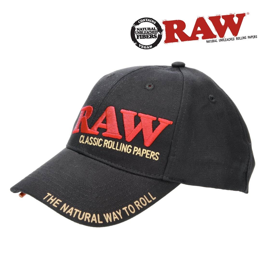 CASQUETTE RAW BASEBALL BLACK AVEC POKER