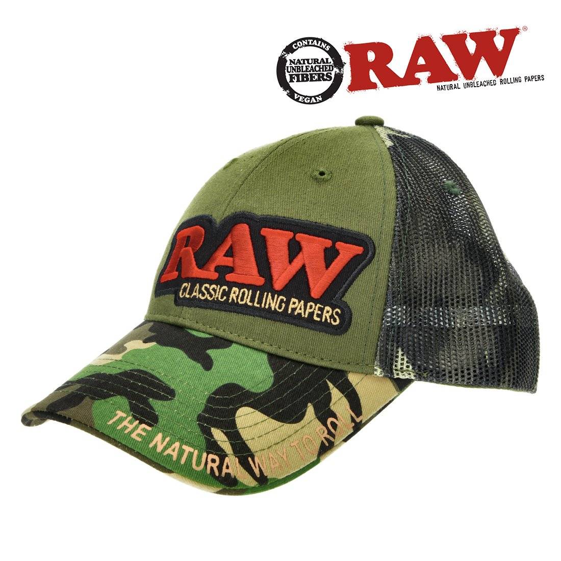 CASQUETTE RAW TRUCKER CAMO