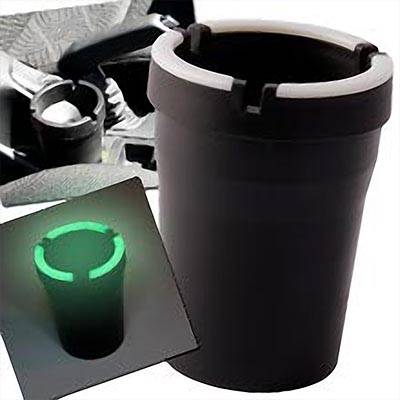 CENDRIER DE VOITURE BUCKET PHOSPHORESCENT