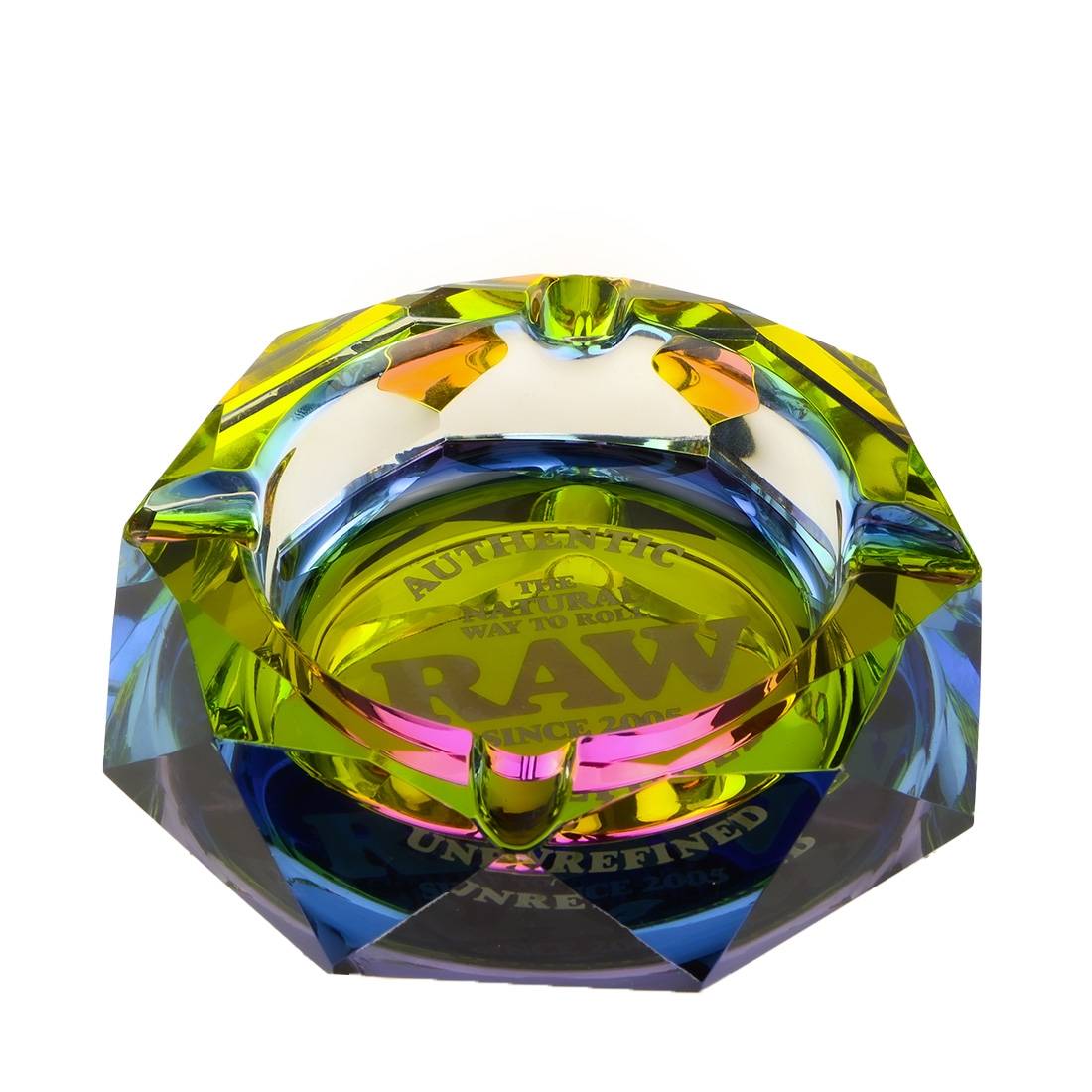 CENDRIER EN VERRE RAW RAINBOW