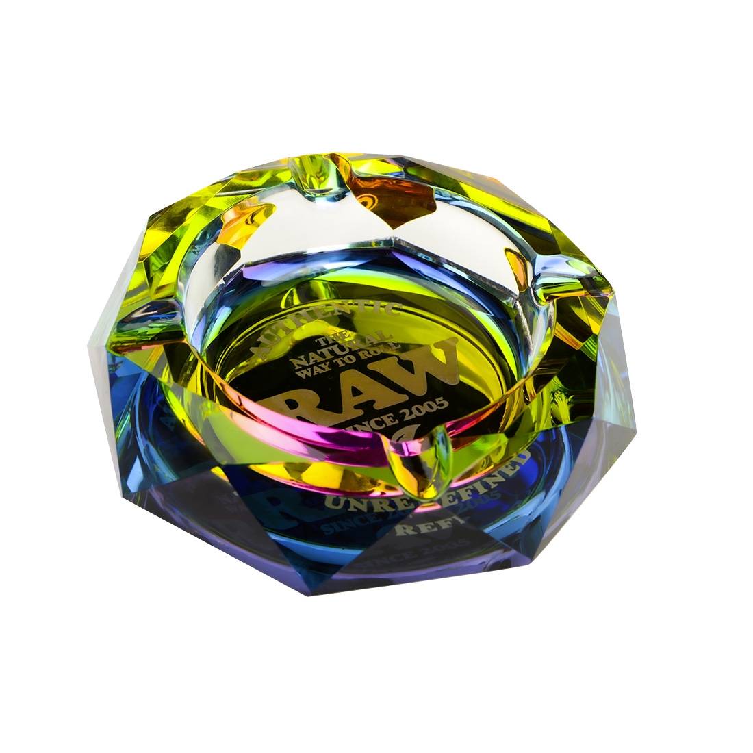 CENDRIER EN VERRE RAW RAINBOW