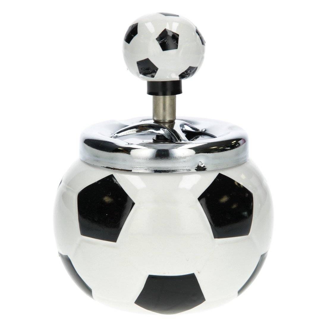 Cendrier poussoir Football