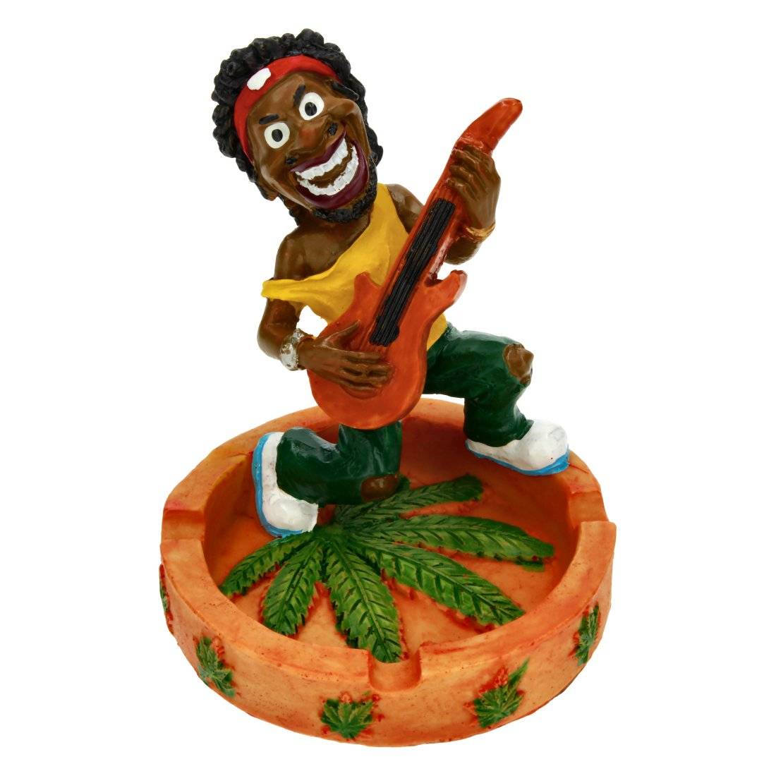 Cendrier Ragga Rasta Playing Guitar