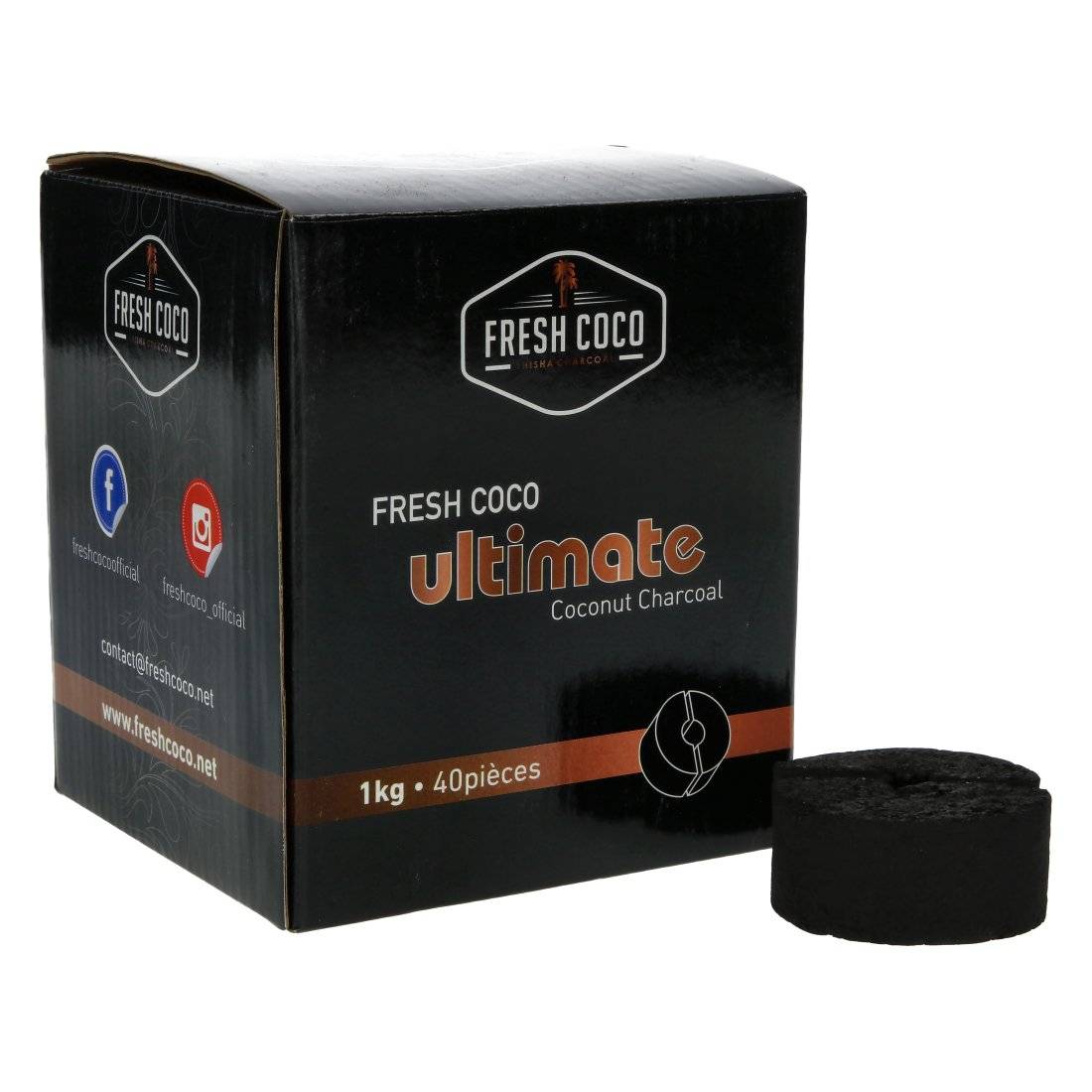 CHARBON FRESH COCO ULTIMATE 1KG