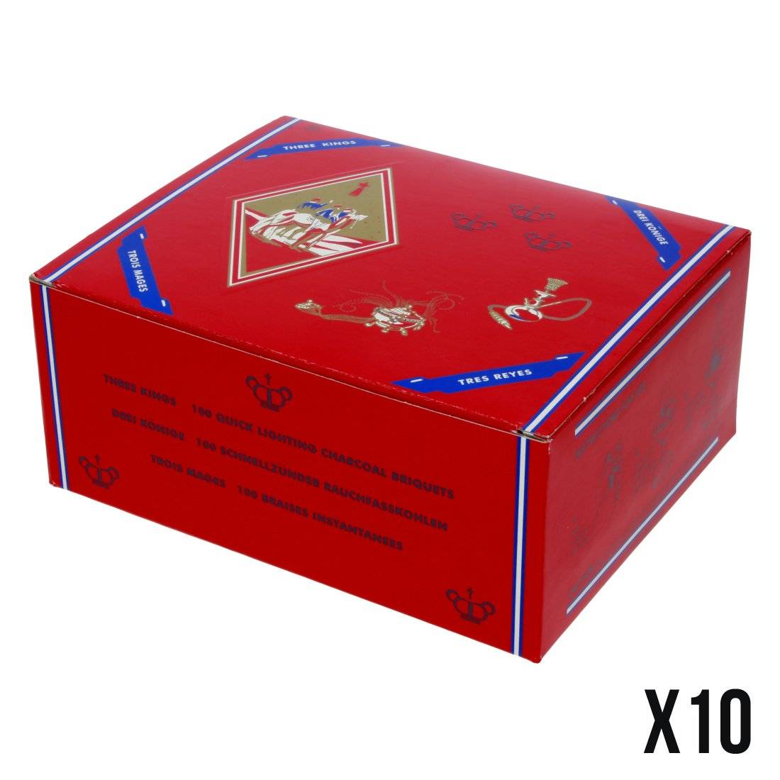 CHARBON THREE KINGS 33mm Boite