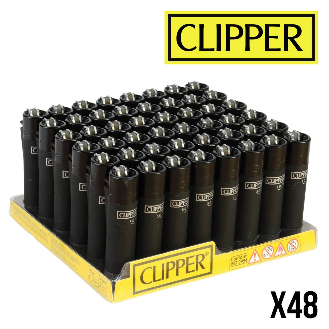 CLIPPER ALL BLACK SOFT X48