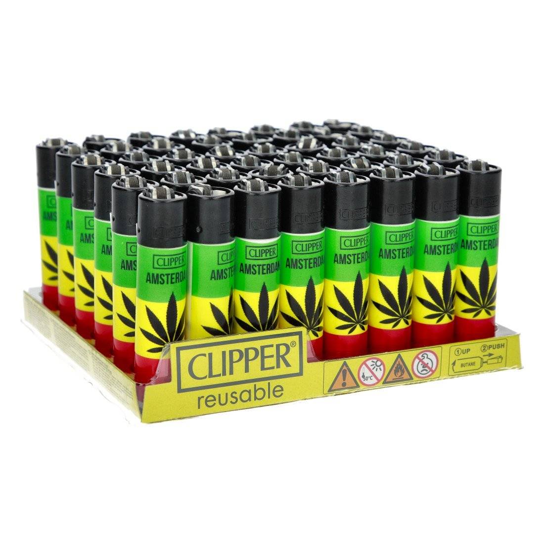 Clipper Amsterdam Rasta Leaf x48