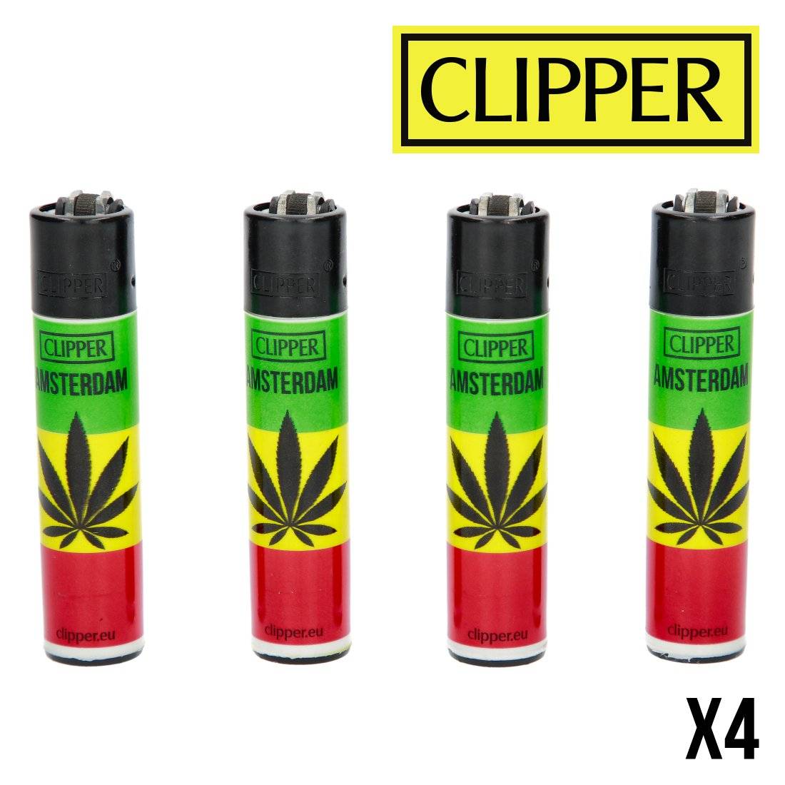 CLIPPER AMSTERDAM RASTA LEAF X4
