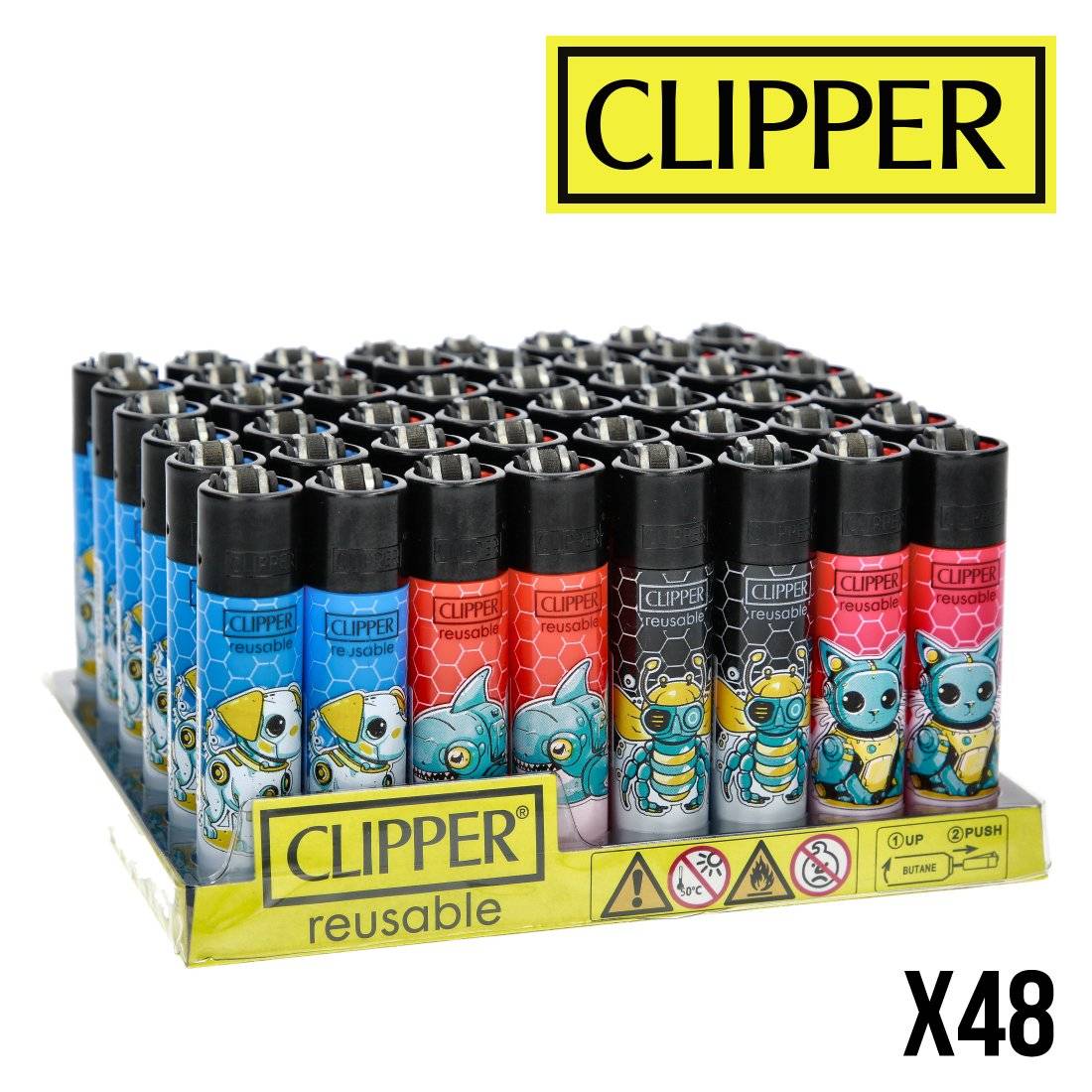 CLIPPER ANIMAL ROBOTS 2 X48