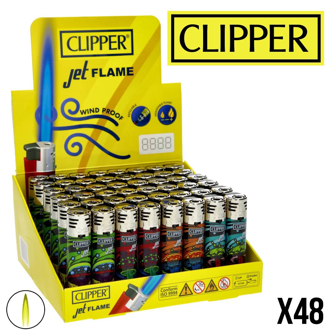 CLIPPER JET DARK MUSHROOMS X48