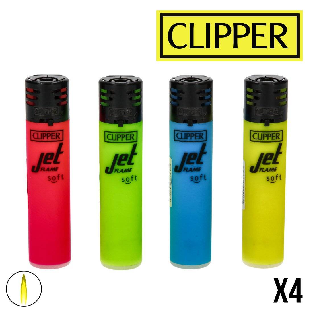 CLIPPER JET SOFT FLUO 10 X4