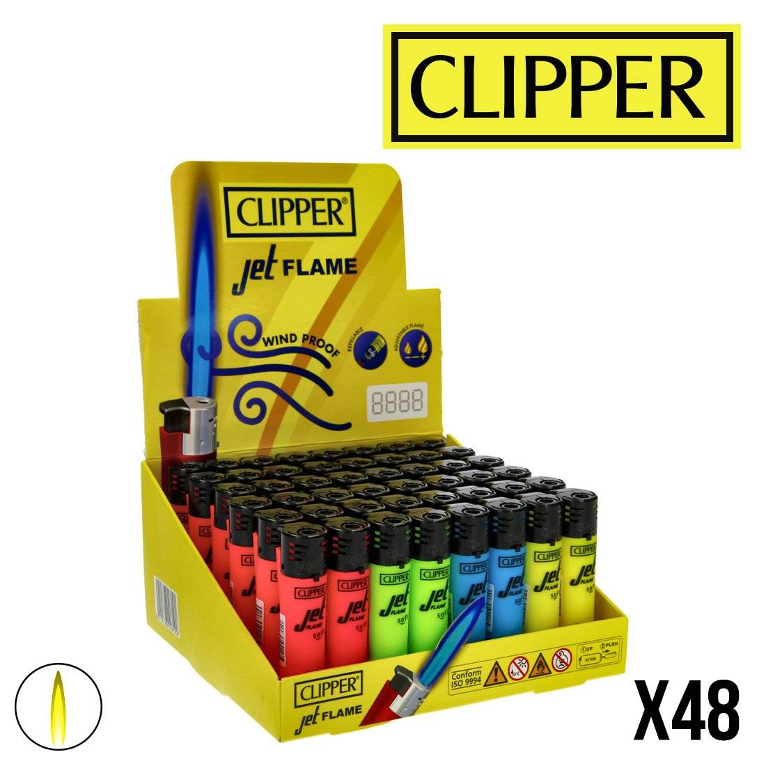 CLIPPER JET SOFT FLUO 10 X48