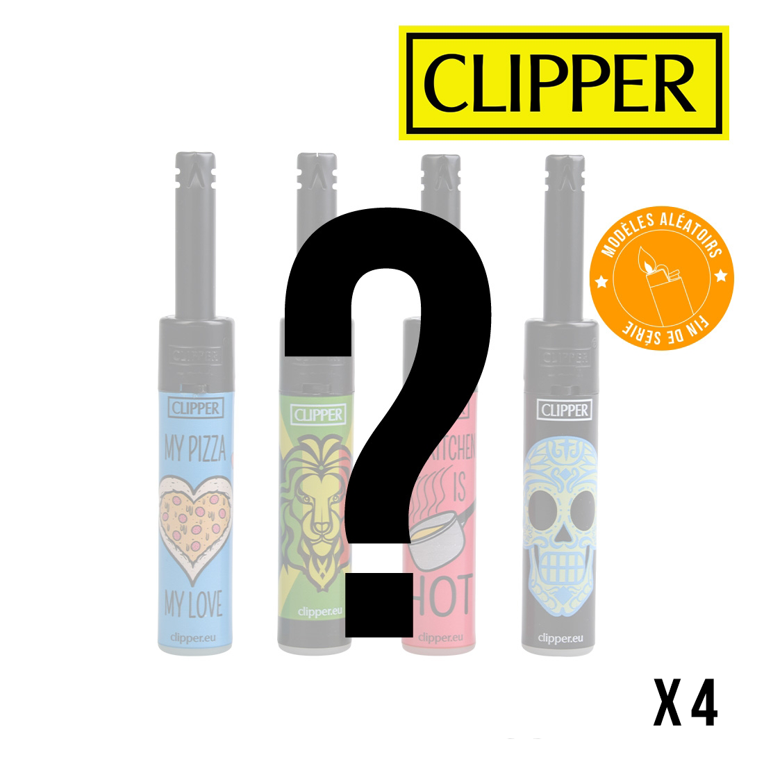 CLIPPER MINI TUBE FIN DE SERIE X4
