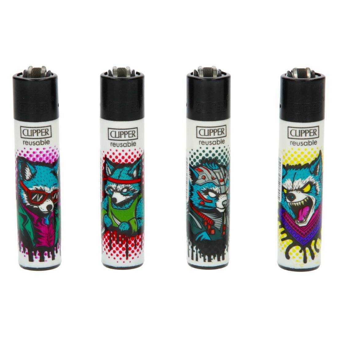 CLIPPER RACOONS X4