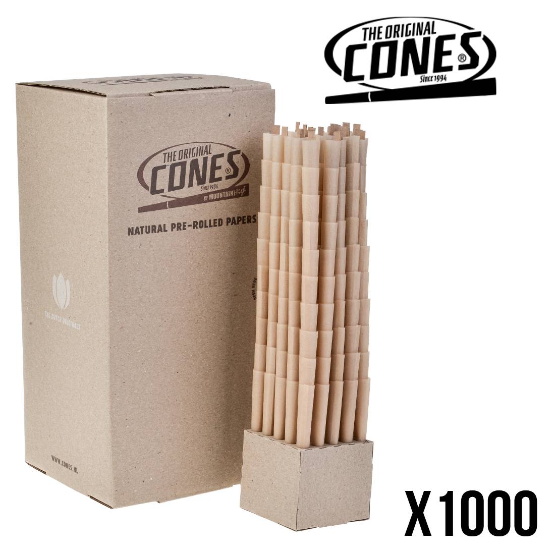 CONE NON BLANCHI KING SIZE PAR 1000