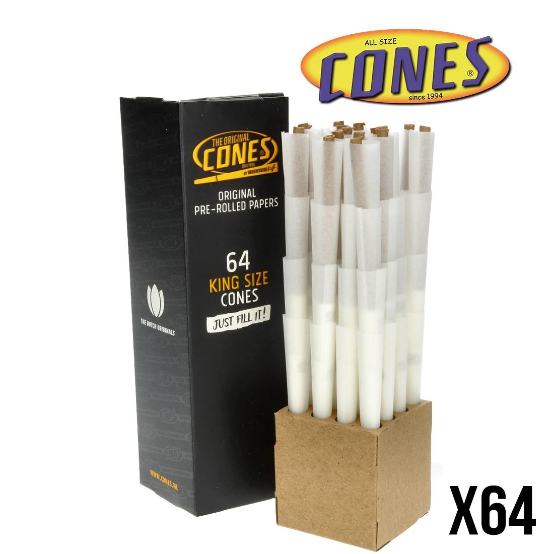 CONE KING SIZE 11cm PAR 64