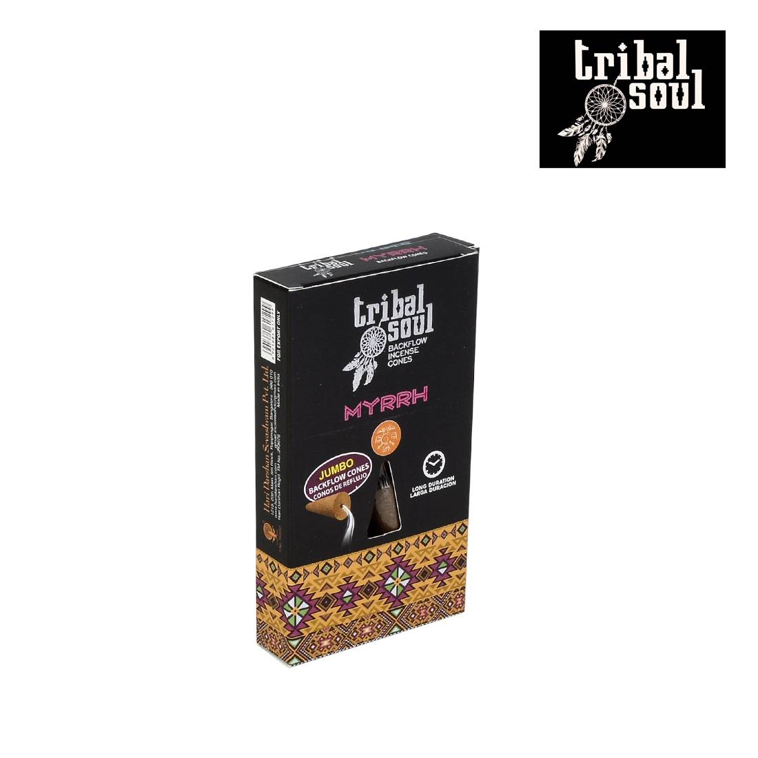 CONES ENCENS BACKFLOW XL TRIBAL SOUL MYRRHE
