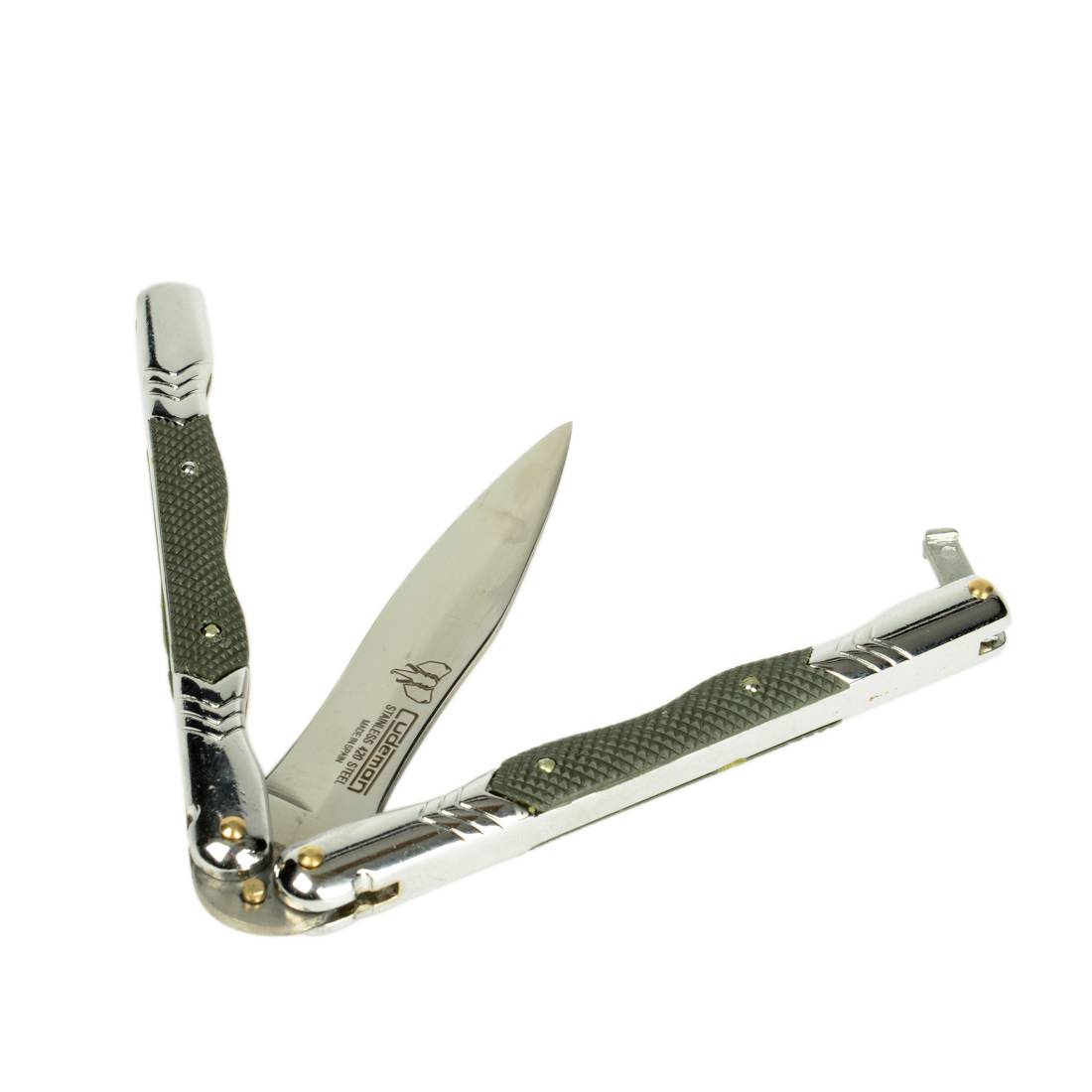 COUTEAU PAPILLON CUDEMAN ABS VERT