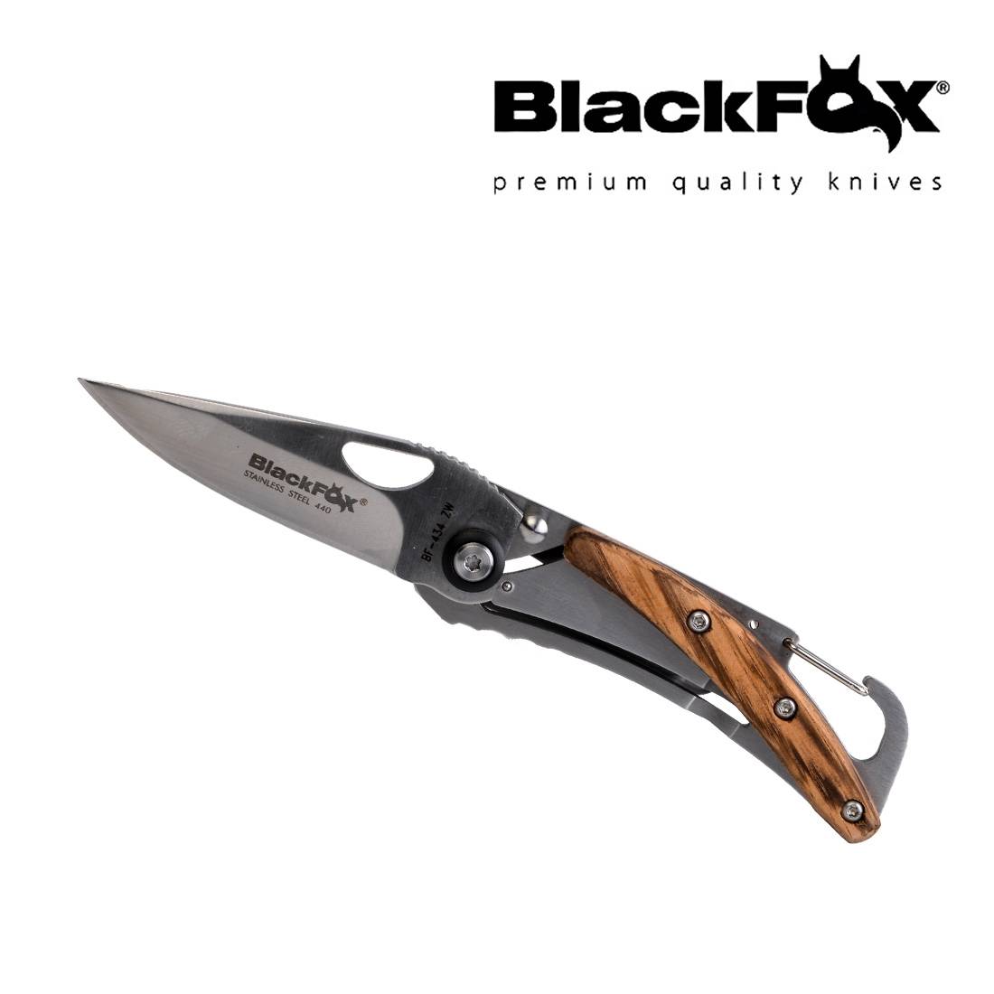 COUTEAU BLACK FOX BOIS DE ZEBRA
