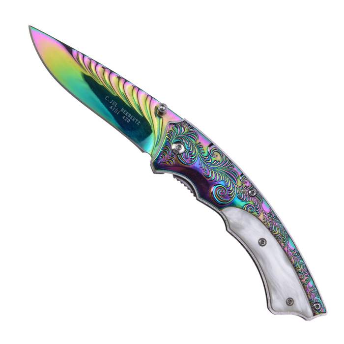 COUTEAU HERBERTZ INOX RAINBOW COUTEAU HERBERTZ INOX RAINBOW