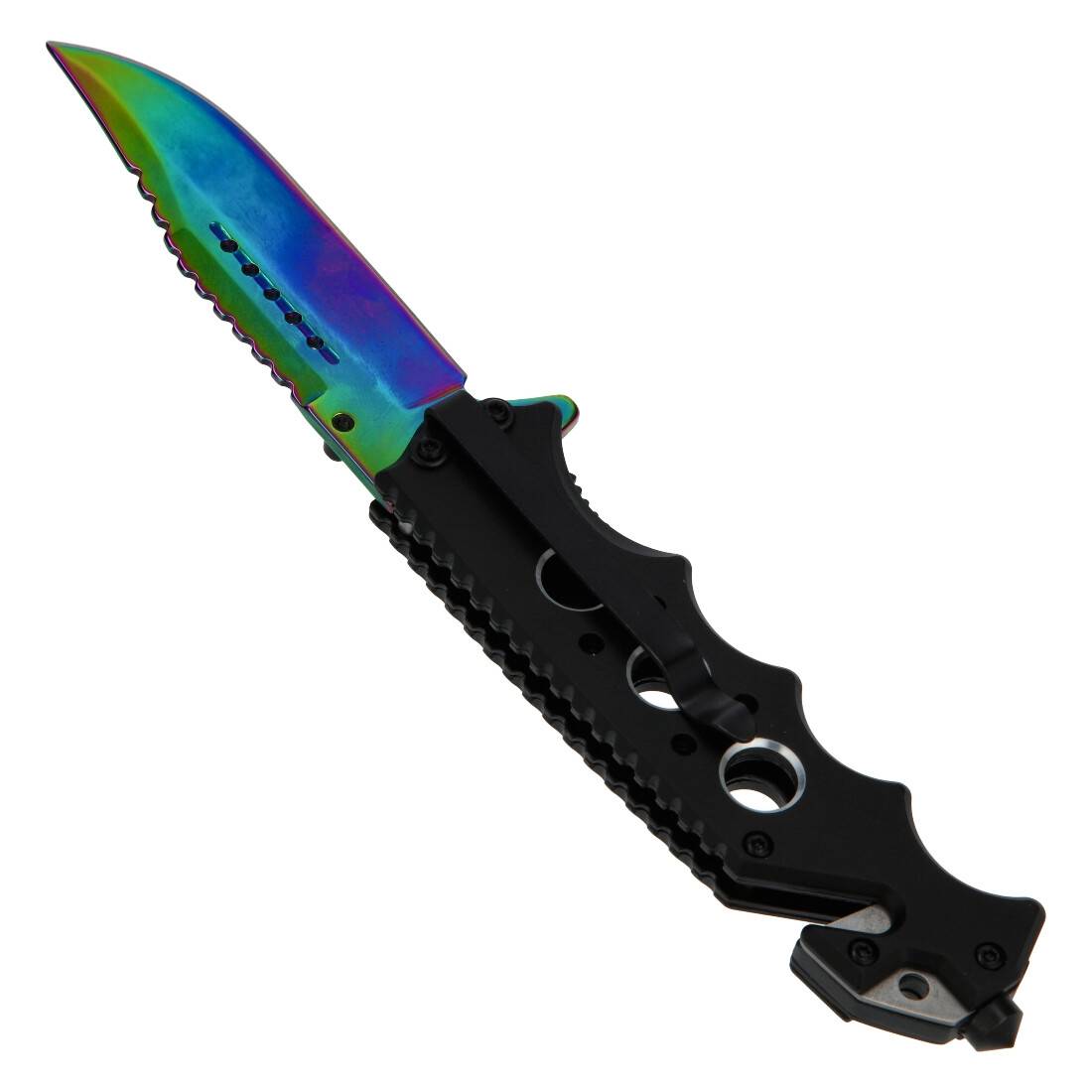 COUTEAU THIRD TETE DE MORT RAINBOW