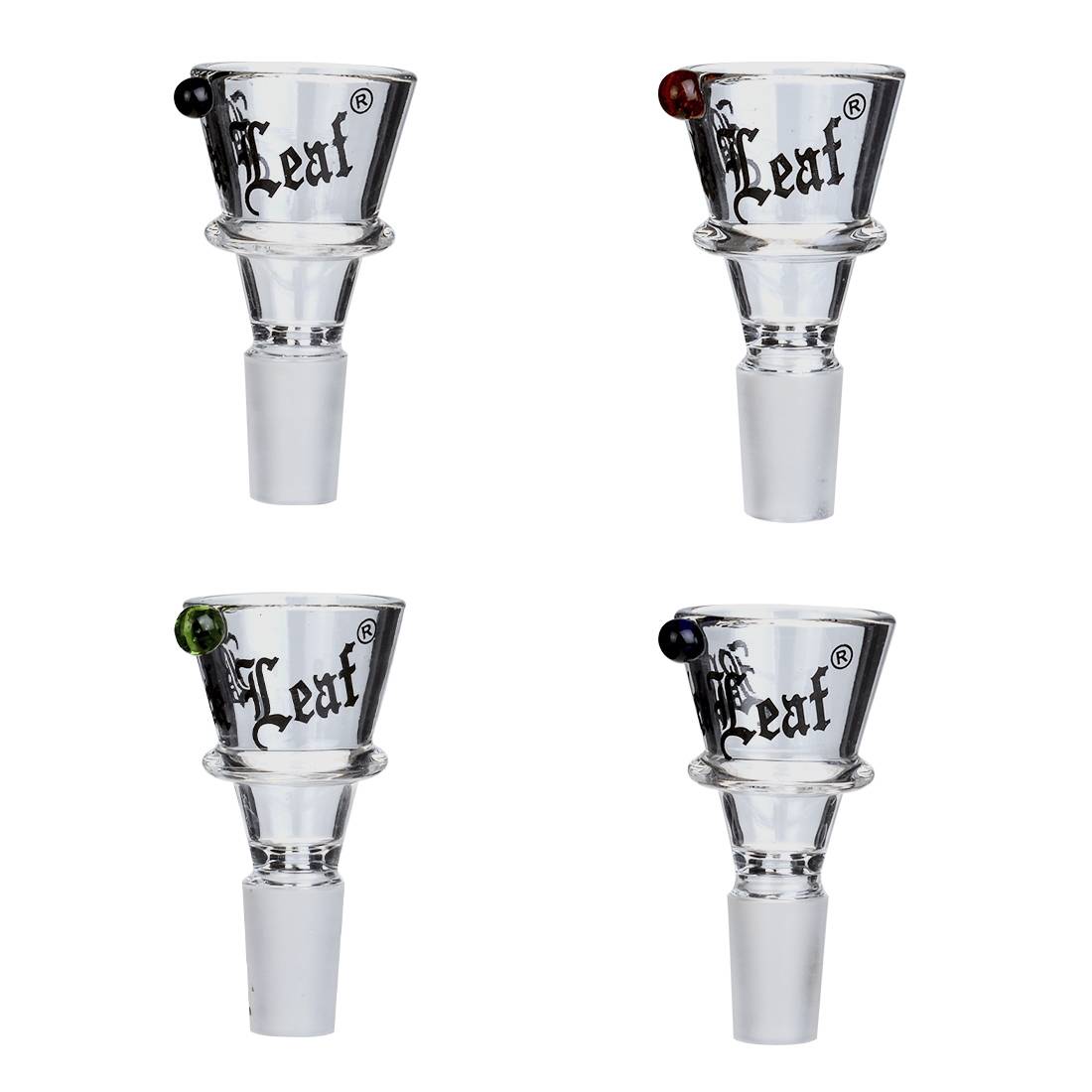 DOUILLE EN VERRE BLACK LEAF E 59