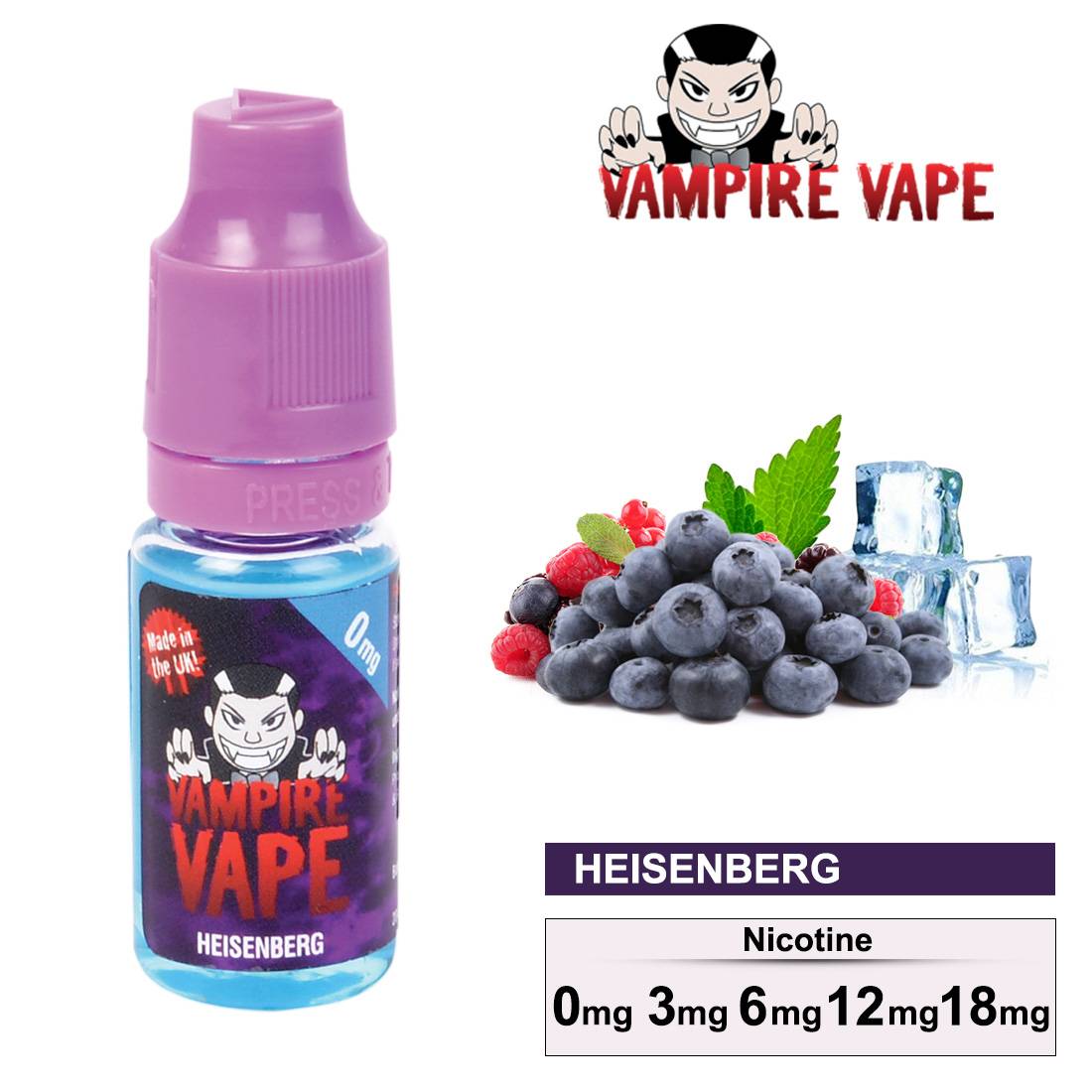 E-LIQUIDE VAMPIRE VAPE - HEISENBERG 10ML