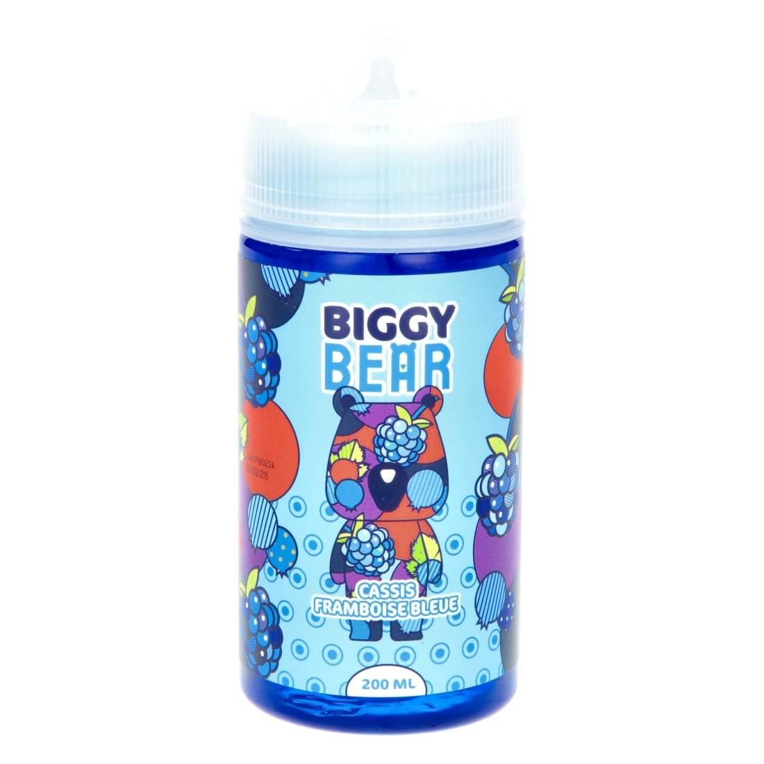 E-liquide fruité Biggy Bear Cassis Framboise Bleue