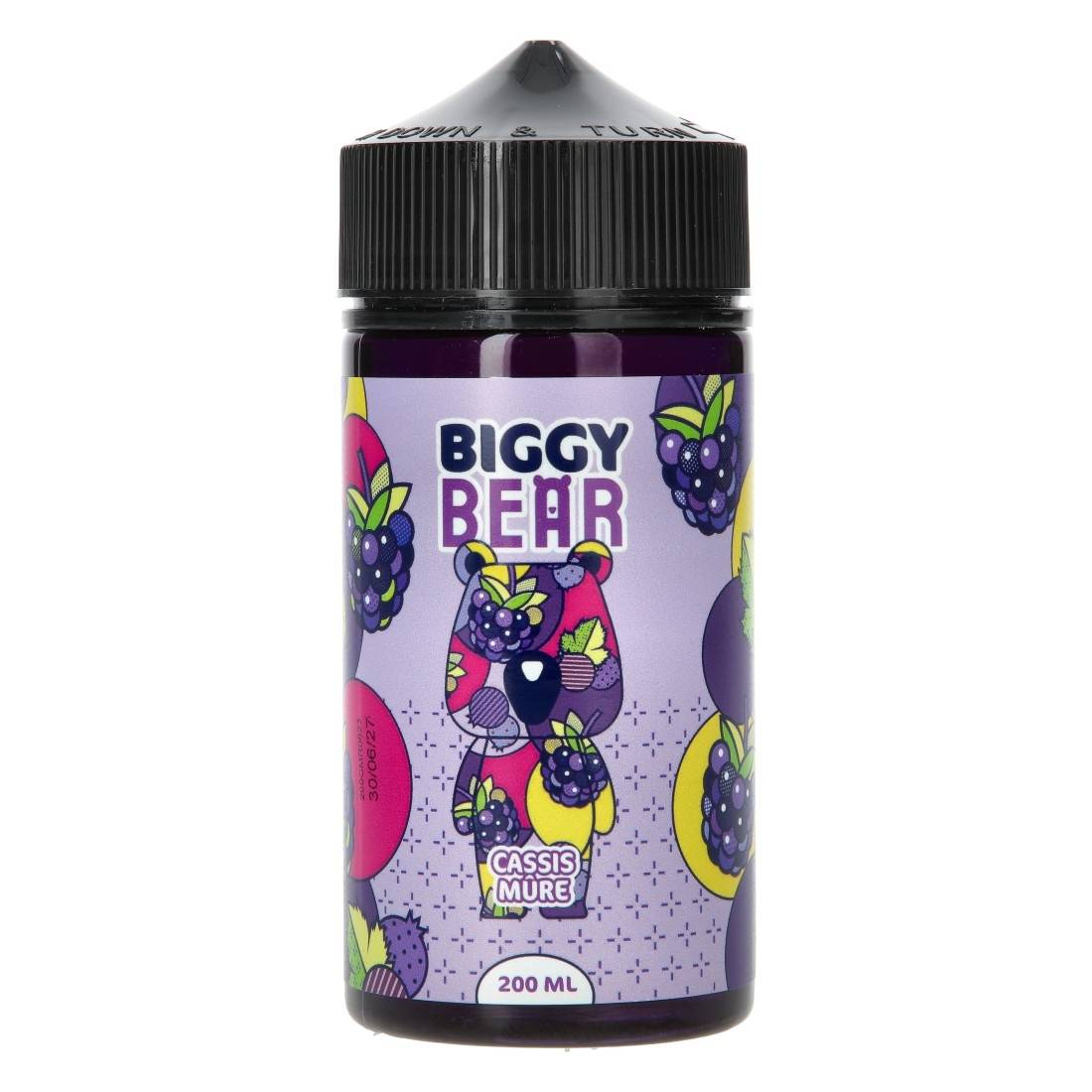 E-LIQUIDE BIGGY BEAR CASSIS MURE 200ML