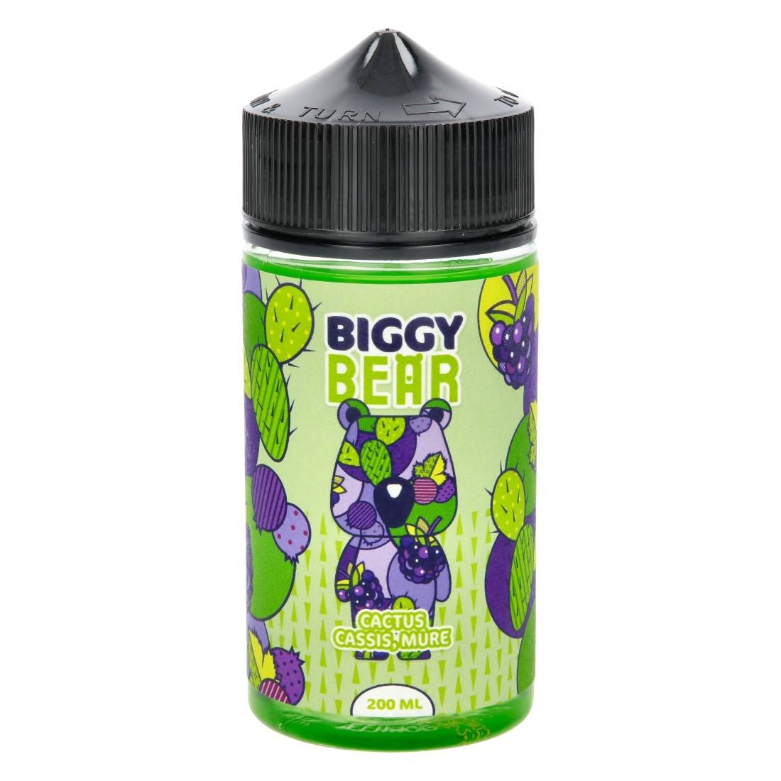 E-liquide Biggy Bear Cactus Cassis Mûre 200ml