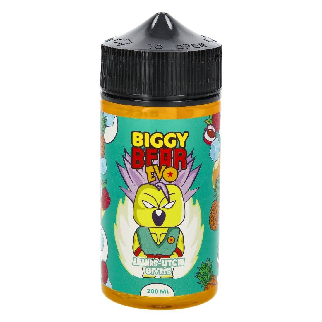 e-liquide litchi fruits rouges ananas 200 ml E-liquide Gouille de Monster : Litchi, ananas, fruits rouges main image 1