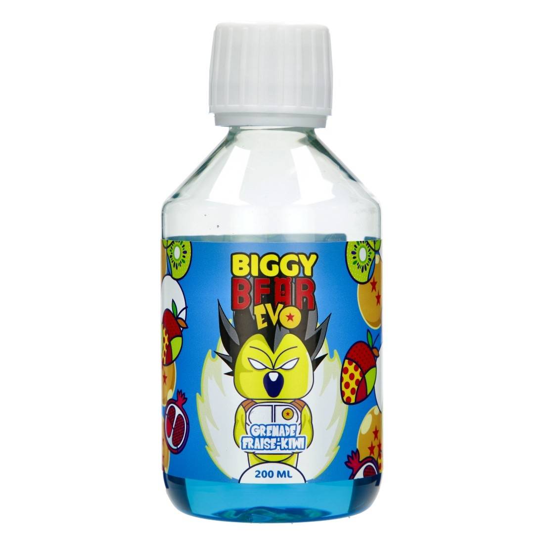 E-liquide Biggy Bear Evo 200ML Grenade Fraise Kiwi - Disponible sur S  Factory !